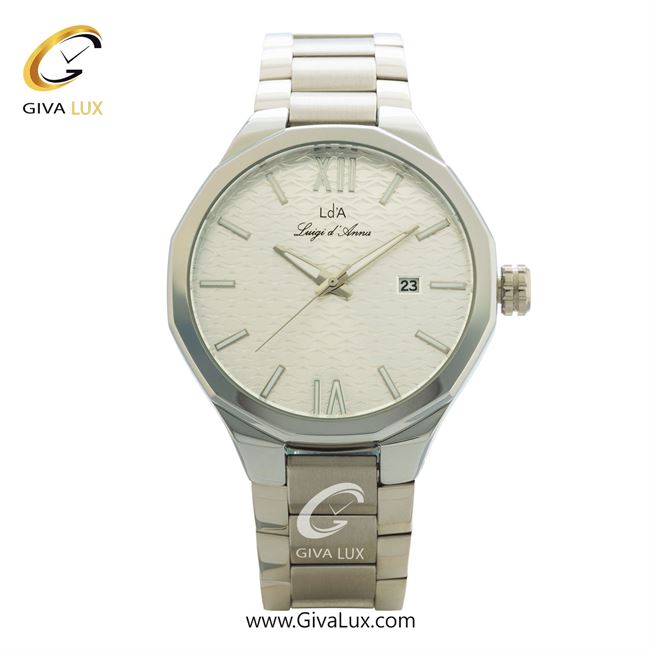 ساعت مچی اورجینال مردانه LdA | لوئیجی د آنا | Luigi d'Ana نقره ای | نقره ای| نقره ای| کد رفرنس 2375